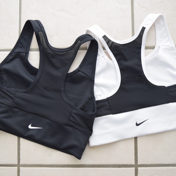 NIKE Two Swoosh Pocket Sports Bra - Picture 4 of 5
